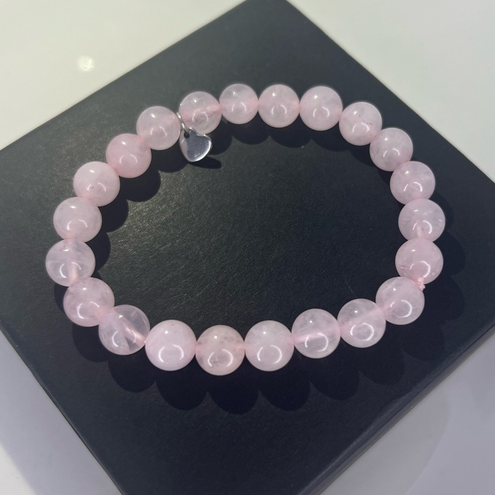 Faith Fish Natural Stone 3 Bracelet Set w Rhodochrosite Fish - Picture 4 of 6